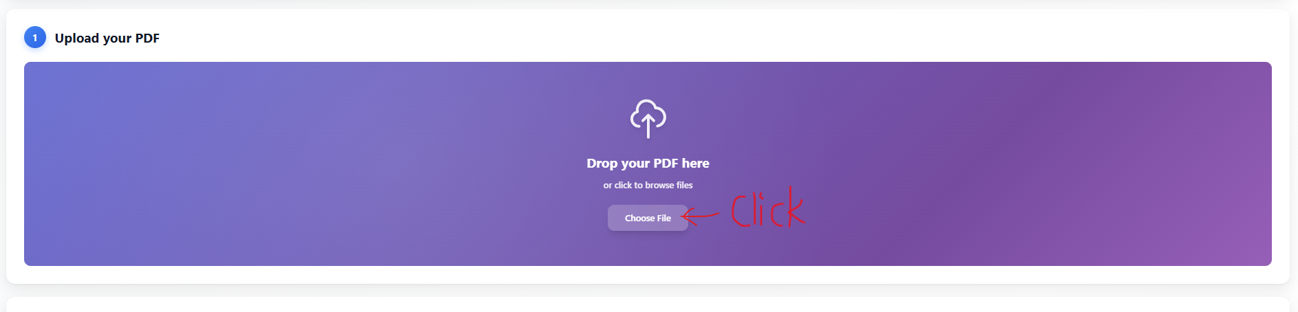 Upload PDF illustration